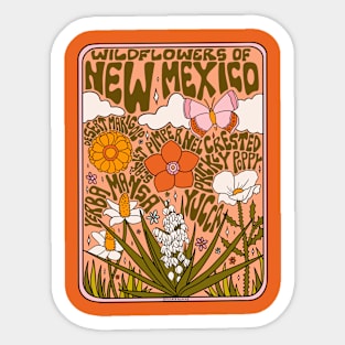 New Mexico Wildflowers Sticker